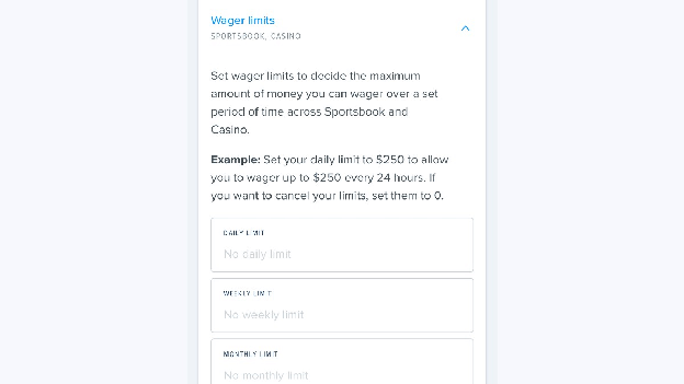 How to Set Deposit, Time & Wager Limits on Your Sportsbook Accounts